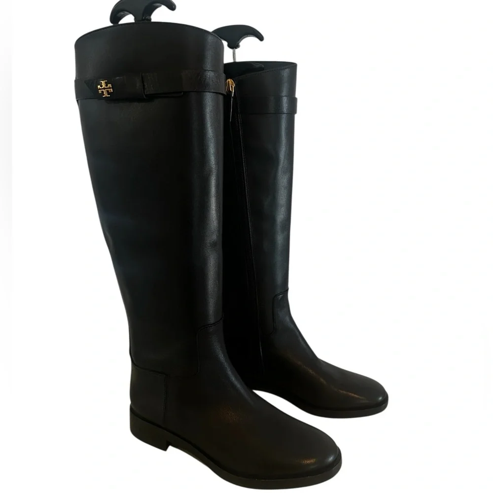 Tory Burch Everly Strap Tall Knee Riding Boots Sz 5